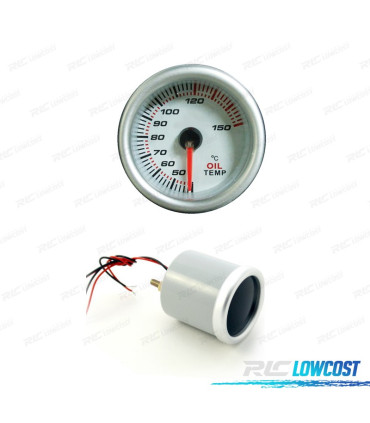 OROLOGIO TEMPERATURA OLIO SFONDO BIANCO ILLUMINATO