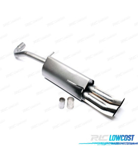 SILENZIATORE DI SCARICO PER VOLKSWAGEN VW LUPO 1997-2005 x2 DTM