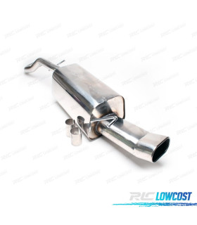 SILENZIATORE DI SCARICO PER VOLKSWAGEN VW GOLF IV 09 1996- INOX DTM