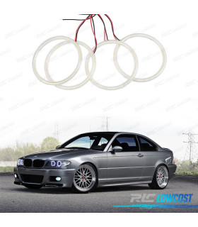 KIT OCCHI ANGEL LED PER BMW E46 COUPE CABRIO RESTYLING