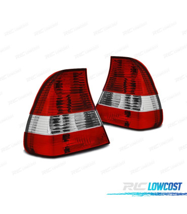 FANALI BMW E46 COMPACT 98-05 ROSSO CROMATO