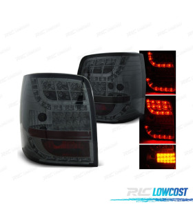 FANALI VOLKSWAGEN VW PASSAT VARIANT 00-05 LED FONDO CROMATO FUMÉ