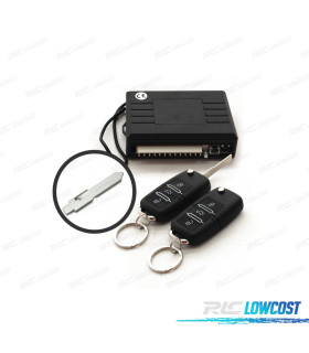 CHIUSURA CENTRALIZZATA UNIVERSALE CON 2 TELECOMANDI CON LAMA PIEGHEVOLE