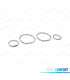 CERCHI CROMATI PER CRUSCOTTO STRUMENTI BMW E46
