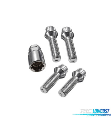 VITI ANTIFURTO LUNGHE 12X125 CONICHE