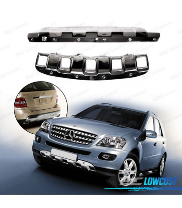 SPOILER ANTERIORE E POSTERIORE MERCEDES ML W164 05-08