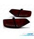 FANALI AUDI A4 B8 07-11 LIGHT BAR ROSSO AFFUMICATO