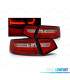 FANALI PER AUDI A6 4F 08-11 LIGHT BAR ROSSO CROMATO