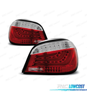 FANALI BMW E60 LCI 07-10 LED ROSSO CROMATO