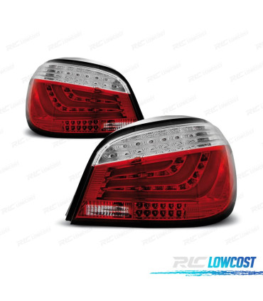 FANALI BMW E60 LCI 07-10 LED ROSSO CROMATO