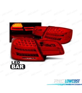 FANALI BMW E92 06-10 LIGHT BAR ROSSO CROMATO
