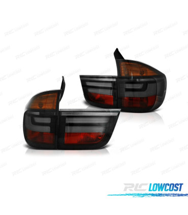 FANALI BMW X5 E70 07-10 LED LIGHT BAR FUMÉ