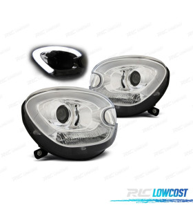 FARI PER MINI R60 COUNTRYMAN 10-15 TUBO LUMINOSO FONDO CROMATO