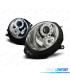 FARI PER MINI COOPER R56 R57 06-14 ANGEL EYES FONDO CROMATO