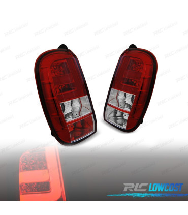 FANALI DACIA DUSTER 10-13 LIGHT BAR ROSSO CROMATO