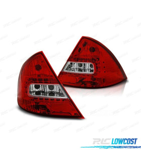 FANALI FORD MONDEO MK3 00-07 LED ROSSO CROMATO