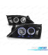 FARI PER FORD MONDEO MK3 00-07 ANGEL EYES FONDO NERO