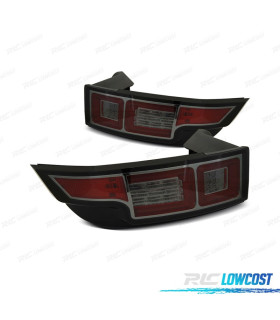 FANALI RANGE ROVER EVOQUE 11-15 LIGHT BAR FONDO CROMATO FUMÉ