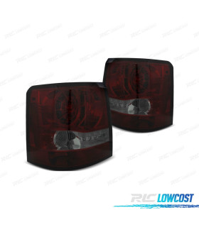 FANALI PER RANGE ROVER SPORT 05-09 LED ROSSO AFFUMICATO