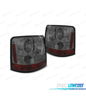 FANALI PER RANGE ROVER SPORT 05-09 LED FONDO CROMATO AFFUMICATO