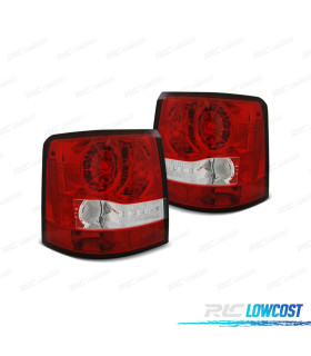 FANALI PER RANGE ROVER SPORT 05-09 LED ROSSO CROMATO