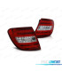 FANALI PER MERCEDES CLASSE C W204 SW 07-11 LEDBAR ROSSO CROMATO