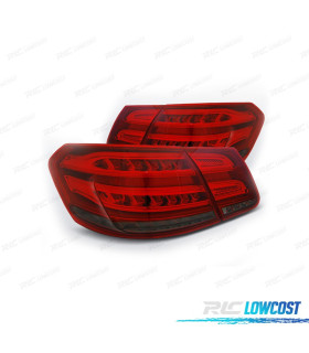 FANALI PER MERCEDES CLASSE E W212 09-13 LED ROSSO AFFUMICATO