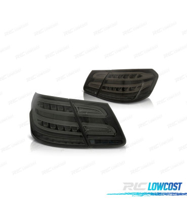 FANALI PER MERCEDES CLASSE E W212 09-13 LED CROMATI FUMÉ