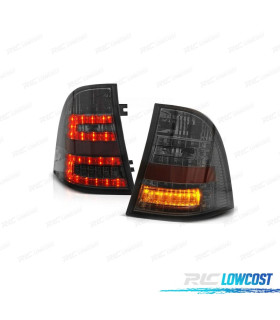 FANALI PER MERCEDES ML W163 98-05 LED FONDO CROMATO FUMÉ