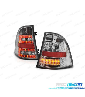 FANALI PER MERCEDES ML W163 98-05 LED FONDO CROMATO