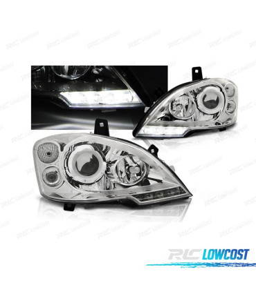 FARI PER MERCEDES VITO 10-14 LUCE DIURNA FONDO CROMATO