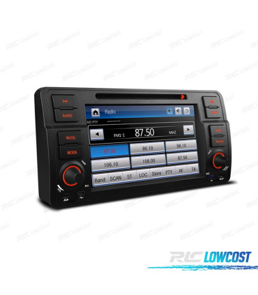 RADIO NAVIGATORE 7" PER BMW SERIE 3 E46 98-06 USB GPS TOUCH HD
