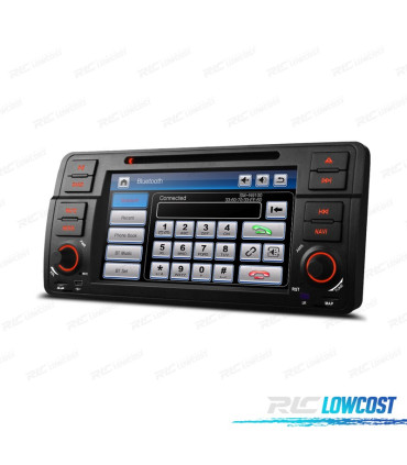 RADIO NAVIGATORE 7" PER BMW SERIE 3 E46 98-06 USB GPS TOUCH HD