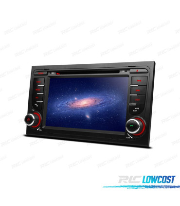 NAVIGATORE RADIO 7" PER AUDI A4 B6 B7 00-07 USB GPS TOUCH HD