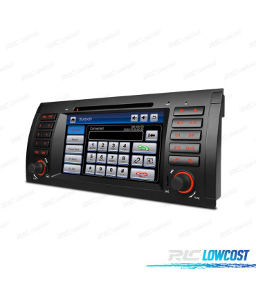 RADIO NAVIGATORE 7" PER BMW X5 E53 99-06 USB GPS TATTILE HD