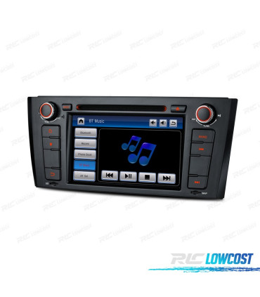 RADIO NAVIGATORE 7" PER BMW SERIE 1 E81 E82 E87 E88 04-11 USB GPS TOUCH HD
