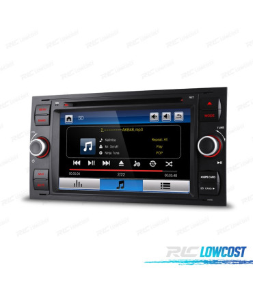RADIO GPS NAVIGATORE TOUCH SCREEN 7" PER FORD FOCUS C-MAX FIESTA GALAXY KUGA MONDEO S-MAX TRANSIT
