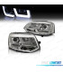 FARI VOLKSWAGEN VW TRANSPORTER T5 10-15 TUBE LIGHT FONDO CROMATO