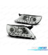 FARI VOLKSWAGEN VW TIGUAN 07-11 LUCE LED DIURNA FONDO CROMATO