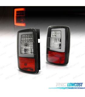 FANALI PER VOLKSWAGEN VW CADDY 04-15 LED FONDO CROMATO
