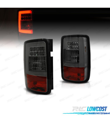 FANALI PER VOLKSWAGEN VW CADDY 04-15 FONDO CROMATO AFFUMICATO