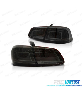 FANALI VOLKSWAGEN VW PASSAT 10-14 LED FONDO CROMATO FUMÉ