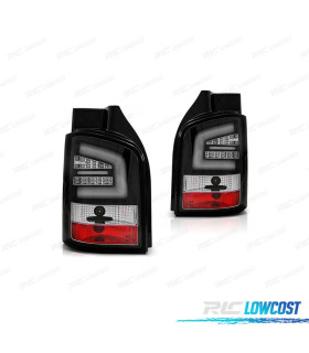 FANALI VOLKSWAGEN VW T5 1P 03-09 BARRE LUMINOSE FONDO NERO