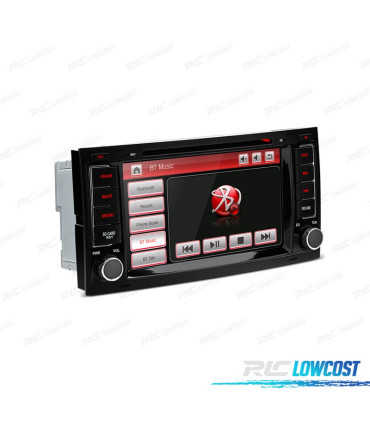 RADIO NAVIGATORE 7" PER VOLKSWAGEN VW TOUAREG T5 04-11 USB GPS TOUCH HD