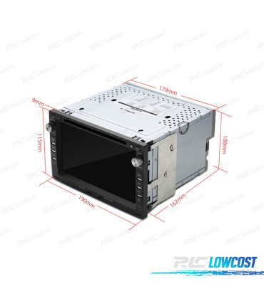 RADIO GPS ANDROID 10 PER VOLKSWAGEN VW NAVIGATORE 7" USB TATTILE HD