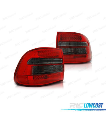 FANALI PER PORSCHE CAYENNE 03-07 LED ROSSO AFFUMICATO