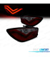 FANALI PER SEAT IBIZA 08-12 LIGHT BAR ROSSO FUMÈ 3 PORTE