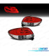 FANALI PER PEUGEOT 206 98-09 LIGHT BAR ROSSO CROMATO