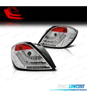 FANALI PER OPEL ASTRA H GTC 04-09 BARRE LUMINOSE FONDO CROMATO