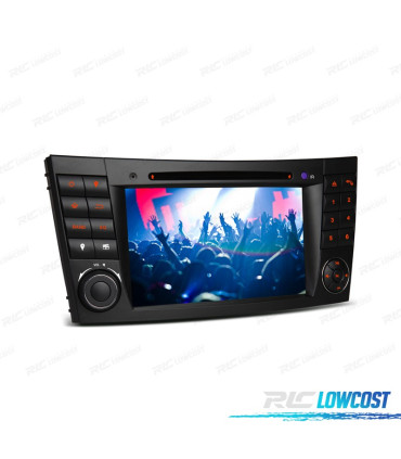 RADIO NAVIGATORE 7" PER MERCEDES CL. E W211 CLS W219 USB GPS TOUCHSCREEN HD
